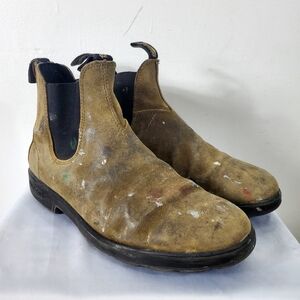 Blundstone 1306 Dress Chelsea Boots Rustic Brown Leather M11